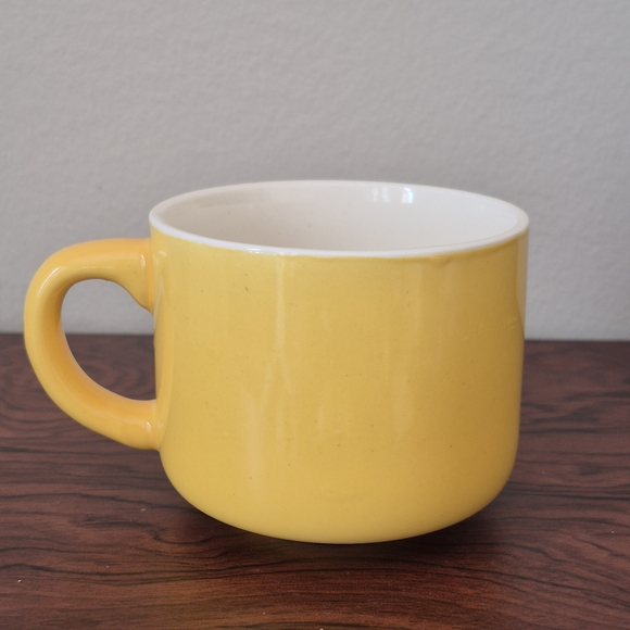 Vintage Yellow Winking Emoji Face Mug - Picture 2 of 5